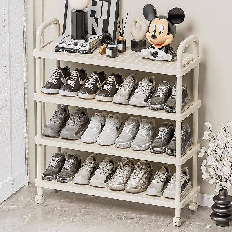 简易多层室内桌下窄小型鞋架