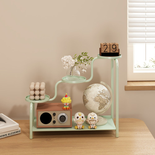 桌面置物架多层收纳简易小花架