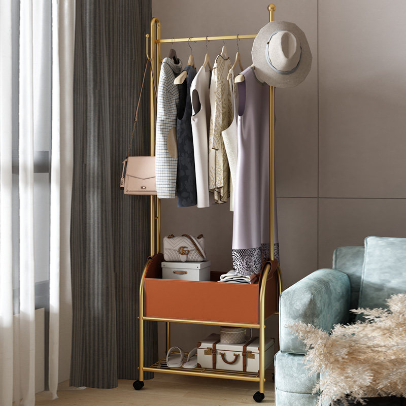 轻奢多功能仙人掌挂衣架分区收纳