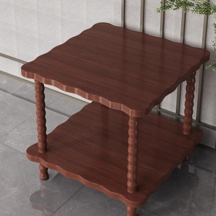 小方桌正方形木桌60x60桌子茶几客厅家用沙发边几边桌四方桌茶桌