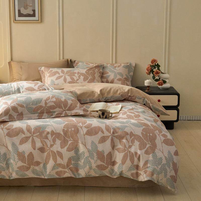 全棉加厚磨毛床上四件套床笠冬季纯棉被套学生宿舍床单人三件套床,电子元器件市场,其它元器件,淘宝优惠券,粉丝福利购,淘宝优惠卷