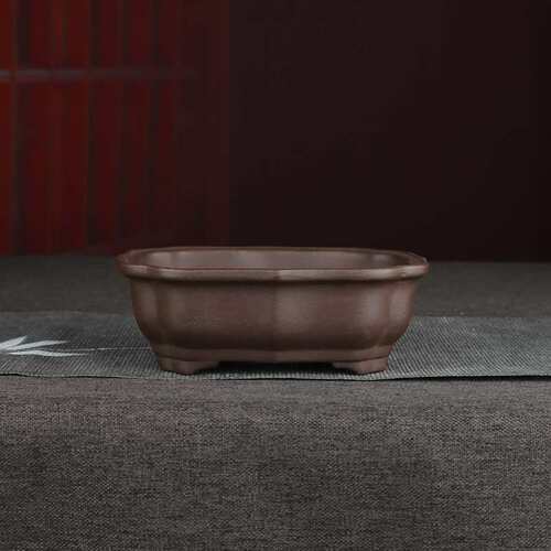 ZSS15张治诚花盆紫砂精品复古紫泥尖木瓜大口径多肉绿植盆景盆