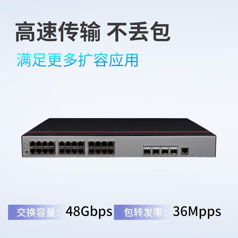 S5048PV6-EI-PWR24千兆电口4千兆光口企业级poe交换机