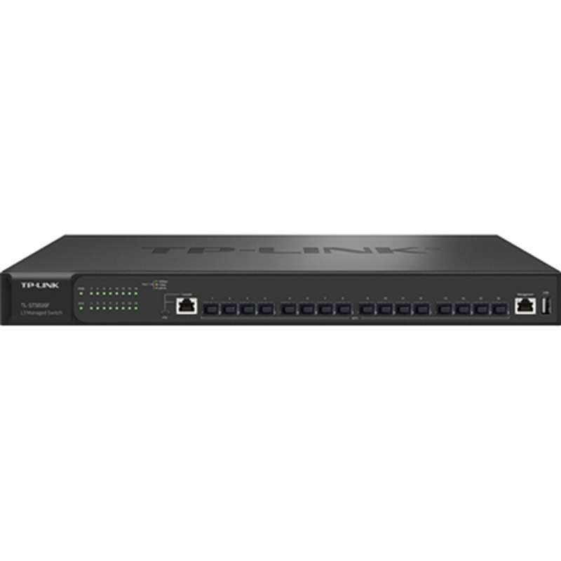 TP-LINK交换机 TL-ST5016F全万兆三层网管交换机16个万兆SFP+端口