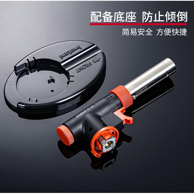 岩谷喷火枪喷枪便携式点火器卡式喷火器烤肉料Q理喷枪头烧毛火焰