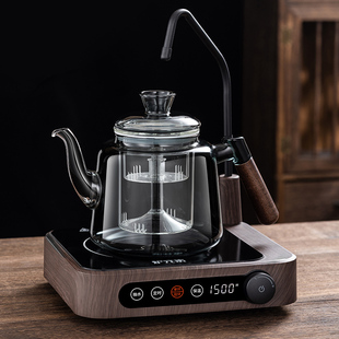 家用泡茶烧水煮茶器2024新款 养生玻璃煮茶电陶炉自动q上水套装 耐