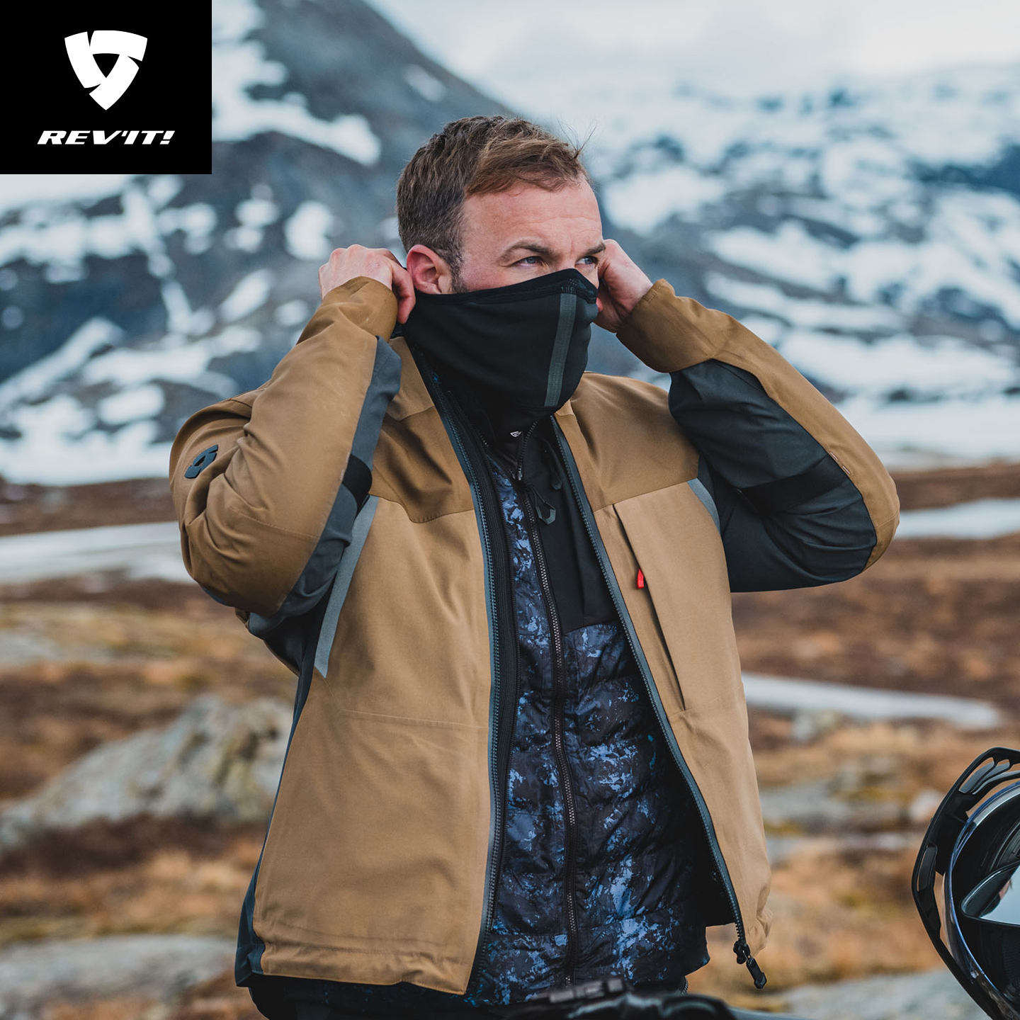 REVIT锐飞特朱诺里海菲尼士围脖摩托车保暖透气四季防风排汗速干