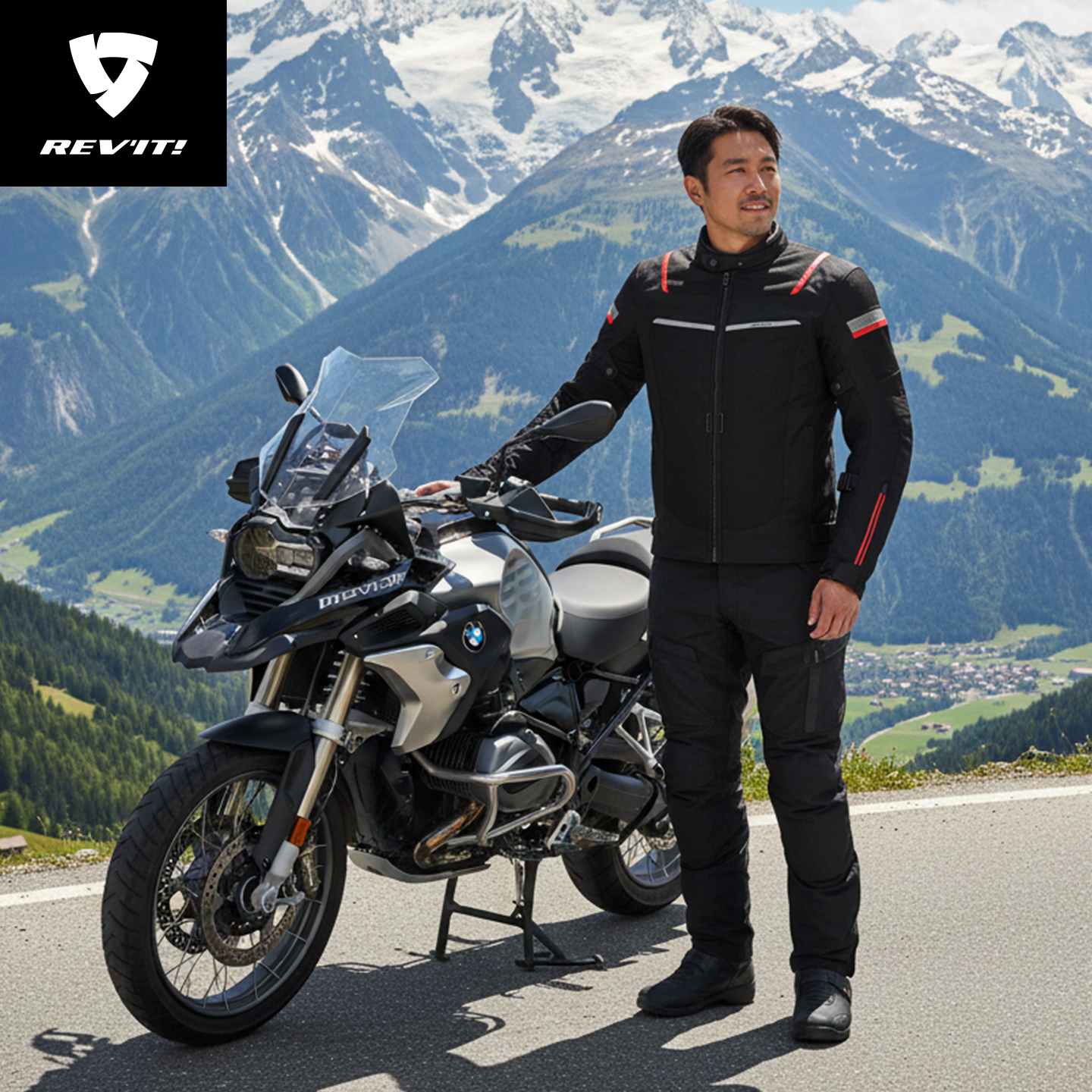 REVIT锐飞特途娜多3摩托机车四季网眼骑行服抗撕裂赛车摩旅拉力服