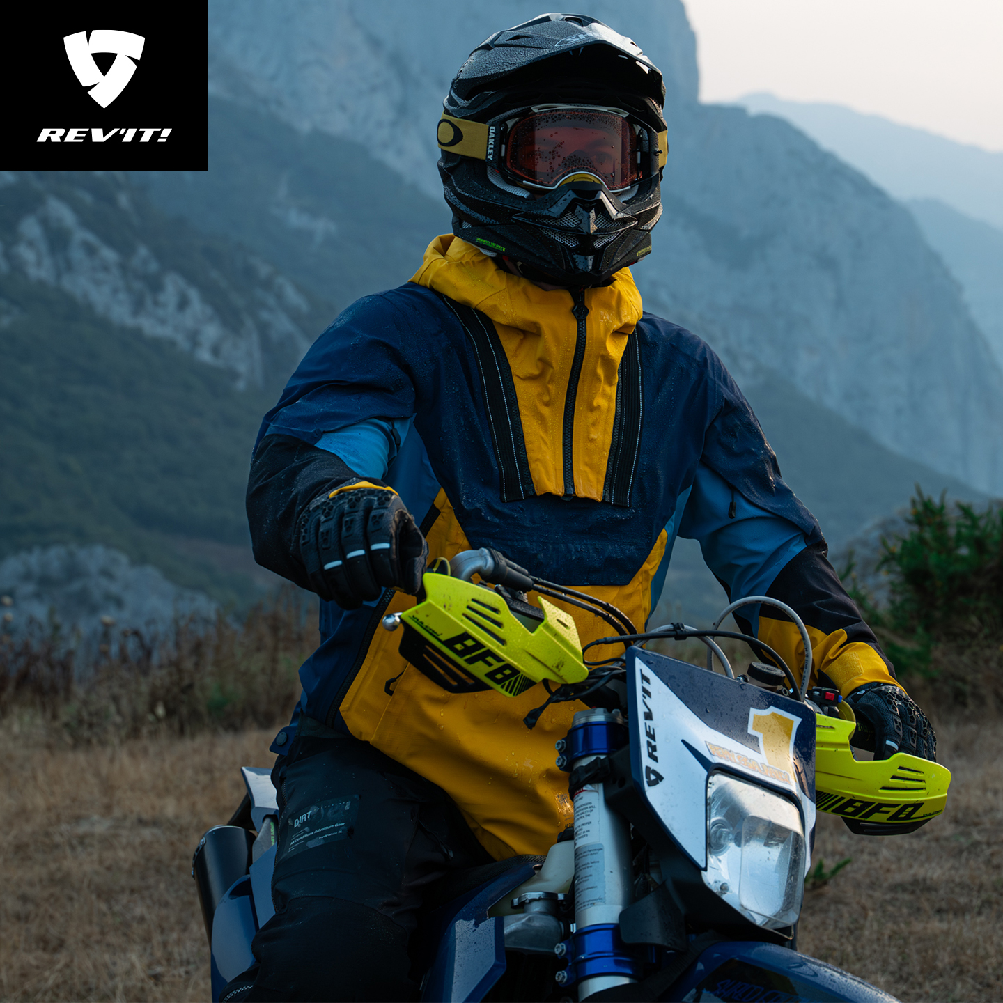 REVIT锐飞特黑水3罩衫摩托车骑行服越野防水透气抗撕裂防护秋冬