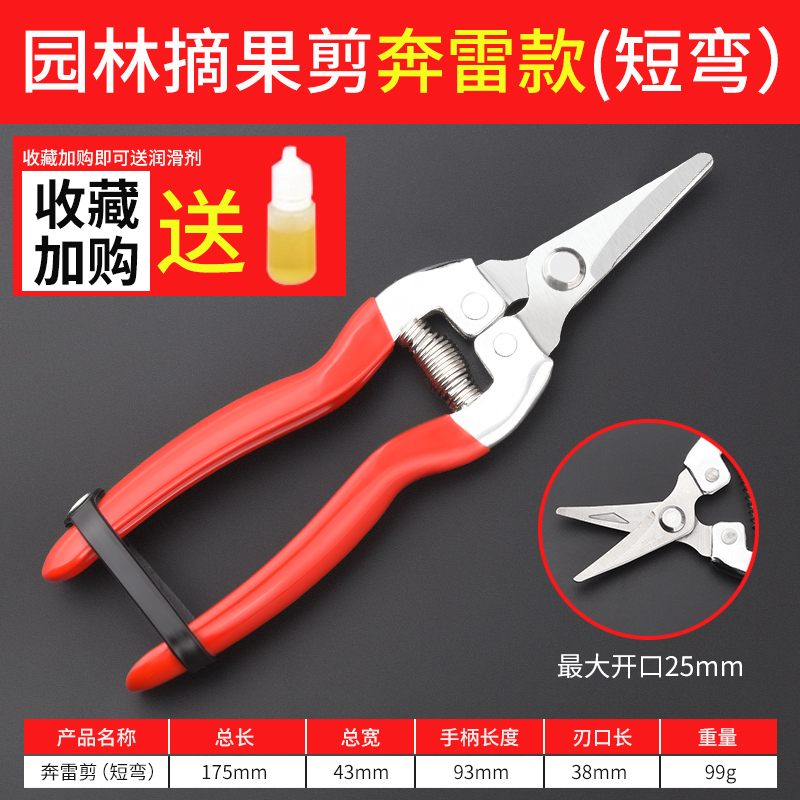 家用剪刀树枝剪手工小型花枝剪果树修枝剪刀园艺省力修花枝剪家用