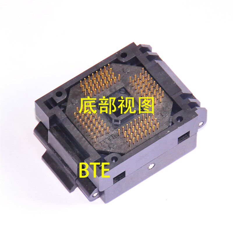 IC51-1284-1702 测试座 LQFP128 0.4 IC座子 烧录座 编程座