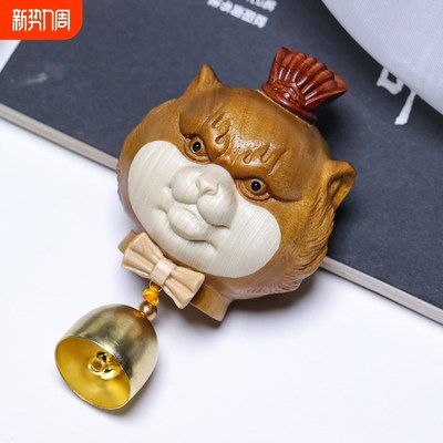 精品金丝柚木白木可爱十二生肖Q版手把件摆件动物木雕实木工艺品