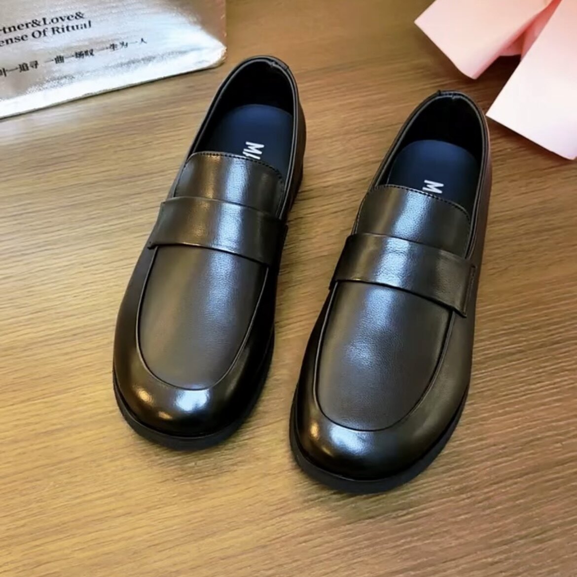 2026春季新品轻奢商务休闲高端时尚橡胶鞋底舒适洋气男鞋帅气GZ