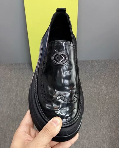 2026春季新品轻奢商务休闲高端时尚橡胶鞋底舒适洋气男鞋帅气GZ