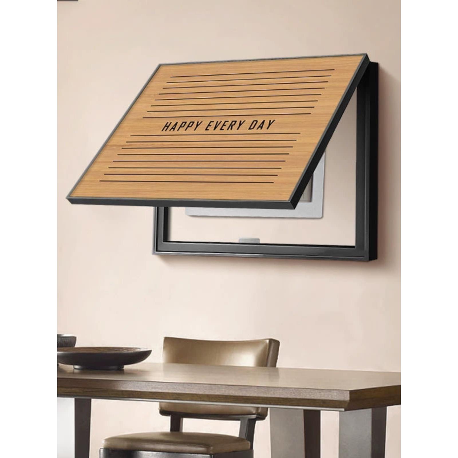 电表箱装饰画免打孔简约创意抽象艺术画遮挡配电箱电闸盒电源轻奢