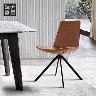 极简凳子轻奢餐厅餐桌椅靠背椅北欧书房椅 餐椅家用椅子小户型意式