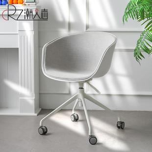 电脑椅家用书房书桌椅子北欧简约靠背创意舒适久坐办公升降旋转椅