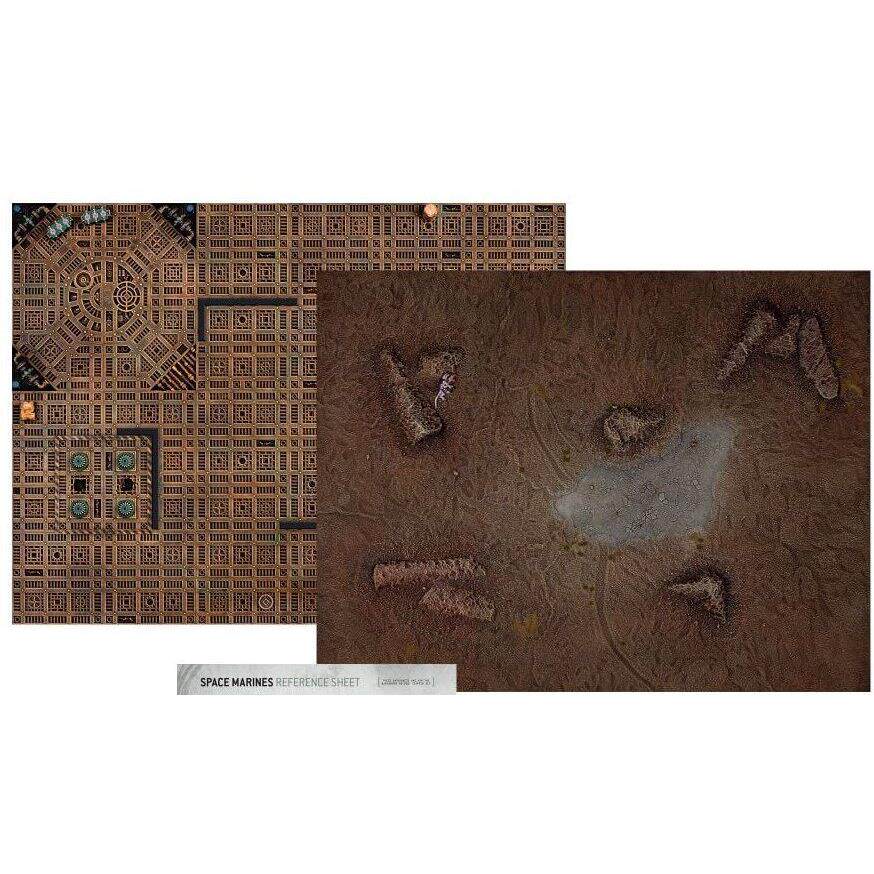 战锤40K 十版 利维坦 地形纸板*2 30*22.4英寸 组合装 每份两张
