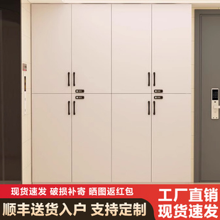 室外电梯口储物柜 鞋 柜入户门口家用楼道带锁鞋 柜一体2025新款 爆款