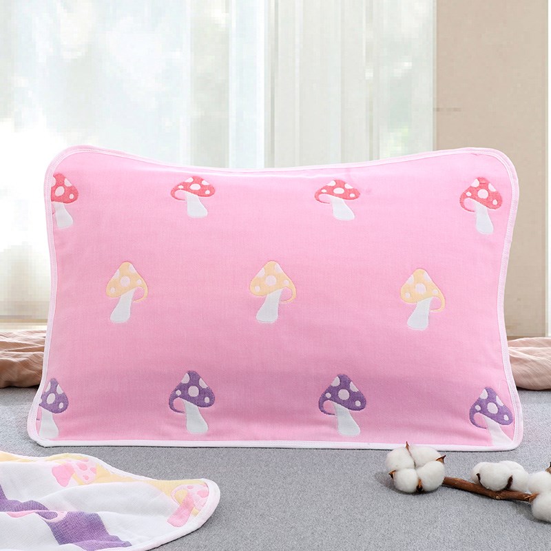 婴儿儿童枕巾a类30x50纱布宝宝新生儿枕头吸汗透气幼儿园40x60cm