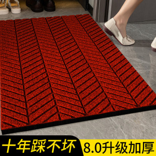 豪宅入户门地垫吸水除尘轻奢加厚地毯防滑耐脏进T门家用大门口脚