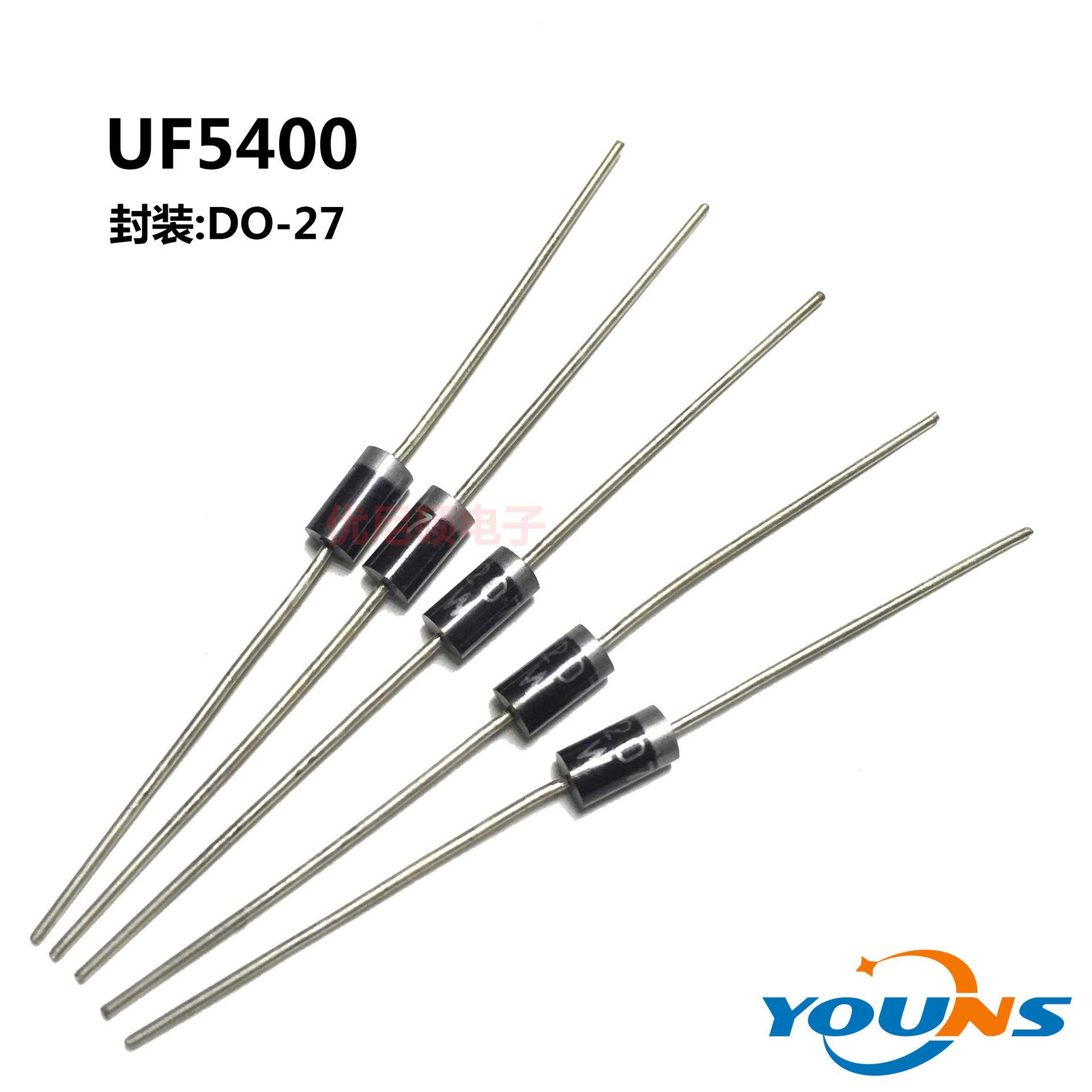 MIC GW直销 超快恢复二极管 UF5400 3A50V DO-27 散装/编带