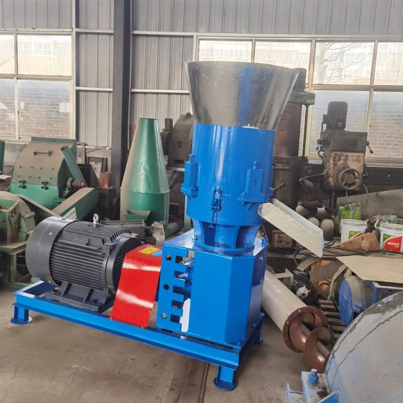 鸟饲料颗粒机养殖饲料厂鱼塘用颗粒饲料机家禽饲料颗粒机