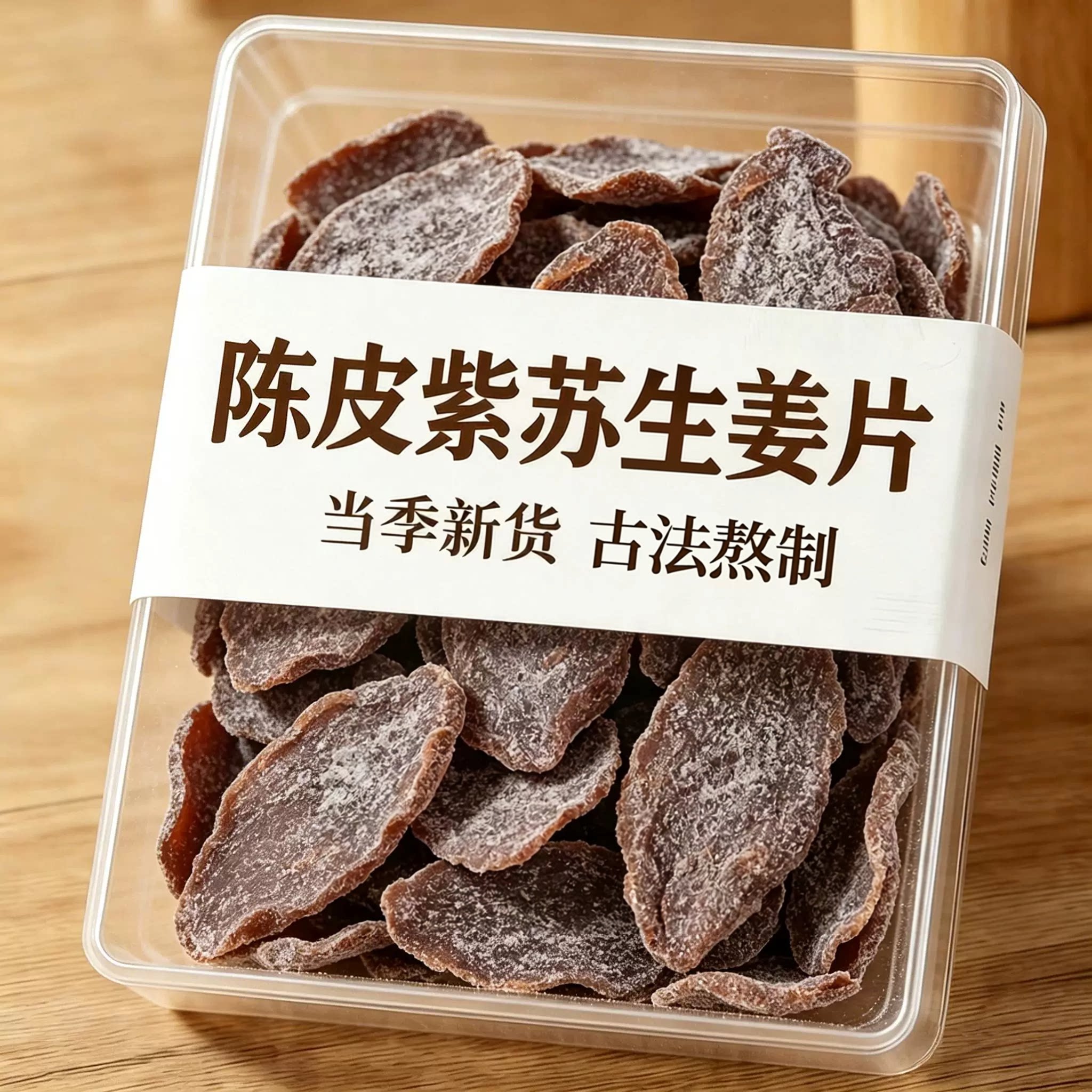 陈皮紫苏乌姜片官方旗舰店纯手工即食无添加驱寒祛湿正宗陈皮姜片