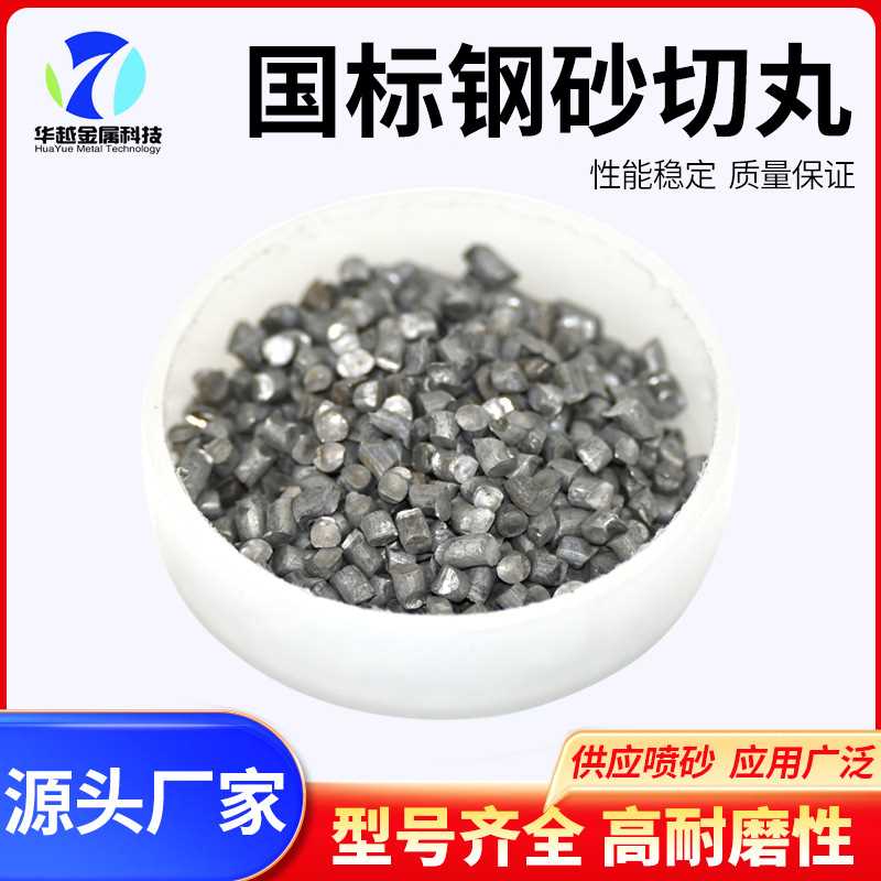 钢丸不锈钢切丸3.0 抛丸喷砂金属磨料 不锈钢切丸喷砂除锈