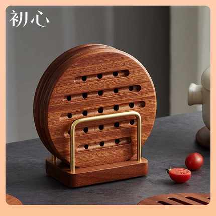 ?实木隔热垫家用木质杯垫耐高温餐桌盘子桌垫碗碟防烫垫子