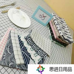 棉麻餐巾桌布现货酒店宾馆家用双面拍照背景厂家直销多种尺寸