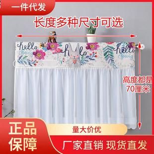 V45O暖气片罩2021新款 铸铁熏帘全包 遮挡防尘套旧暖气美化装 饰老式