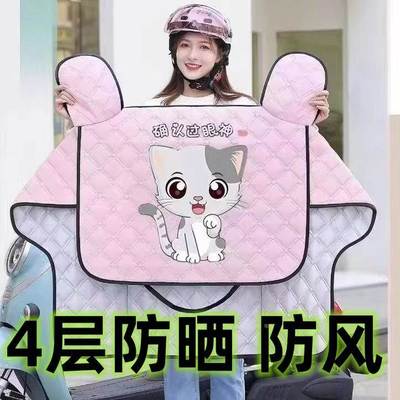 挡风被二合一雨衣双人新型骑电动车2人成人防暴雨骑车专用三合一