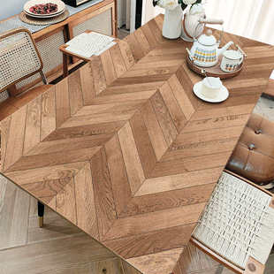 原木风仿木纹桌布防水防油防烫隔热垫餐桌垫高级感皮革茶几垫台布
