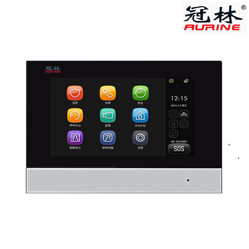 冠林米立可视对讲室内机GL8系列数字终端触摸屏替代ML8开头送配件