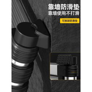 镁多力多功能工程升降直梯便携折叠人字梯家用梯子不锈钢伸缩楼梯