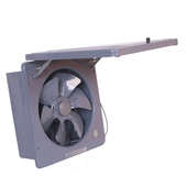 超薄全金属带盖强力排风扇厨房油烟排气扇10寸窗式 换气扇静音墙式