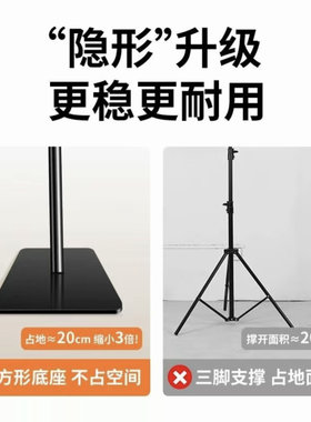 卧室屏风床边遮挡帘一房变两房隔断帘门帘房间拉帘免打孔3米立地