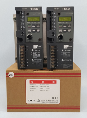 东元变频器S310-2P5/201/202-H1BCDC 0.4/0.75/1.5KW台安调速TECO