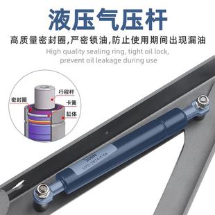 悬浮壁挂折叠桌支撑架小户型隐藏挂墙式 下翻式 书桌轨道滑轨五金