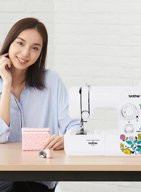 兄弟牌JA007 家用电动缝纫机多功能锁边 小型吃厚衣车
