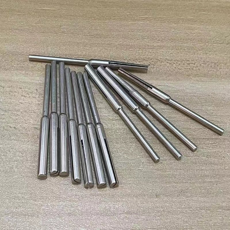 加长砂纸夹杆砂纸棒磨头t夹针电磨电钻打磨头通用抛光夹头砂纸夹