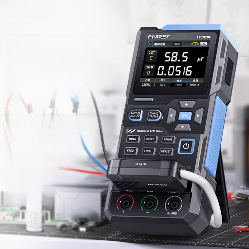 FNIRbSI数字电桥手持LCR测试仪电阻电感电容贴片高精度智能万用表