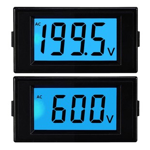 12V隔离供电D69 DC8 200V600V数w字电压表头AC 数显交流电压表0