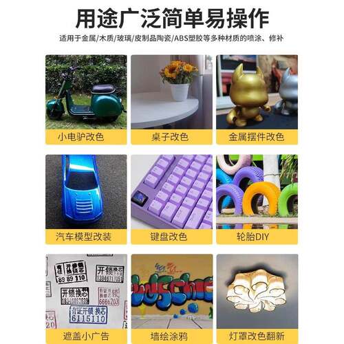 三和喷漆自色油漆sano-all汽车轮毂红喷漆手摇家用修具覆翻新深红