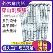 穿山刺膨胀螺丝大全空q心砖泡沫砖专用膨胀螺栓挂钩吊环鱼鳞膨胀