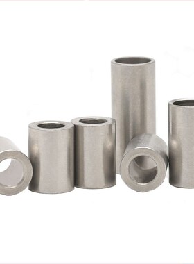 304不锈钢套管加长圆柱钢套轴套无x牙螺套空心衬套M10M12M14M17M2