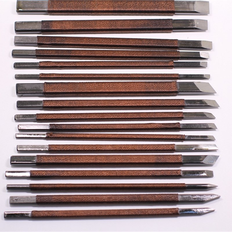 吴昌硕锰钢篆刻刀m 篆刻工具刀 印章 刻章刀 青田石章