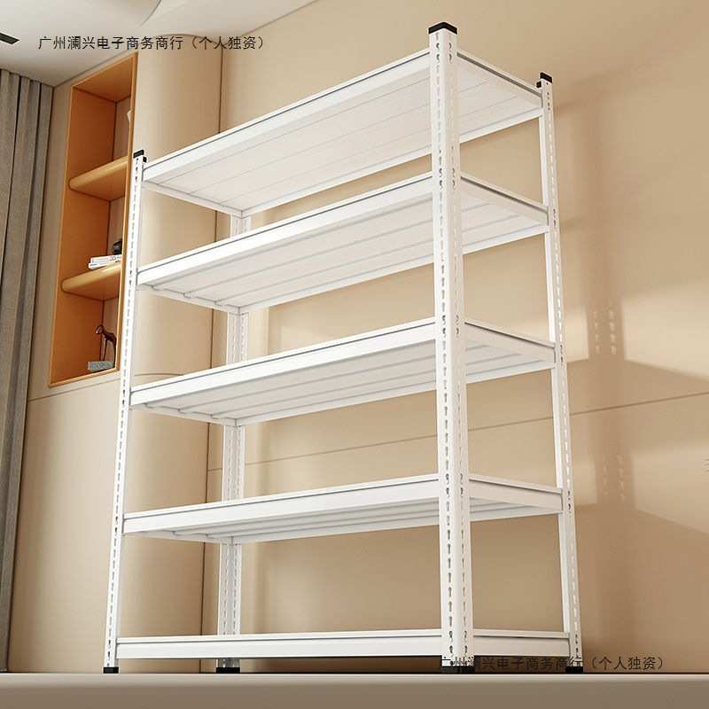 家用货架多层置物架家用仓库阳台菜鸟驿站仓储超市加厚粗卡扣落地