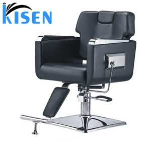 沙龙家具理发椅气弹簧土耳其检查椅植发生发养护椅带脚踏可躺可转